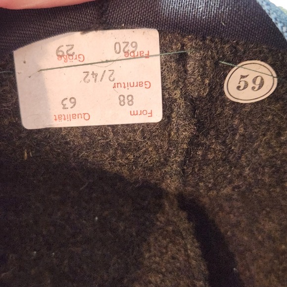 Vintage Rollbar Top Hat Adult Gray Dome Crown Braided Band Classic 70s - Picture 15 of 15